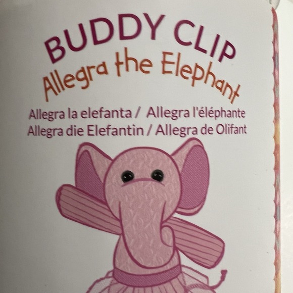 Scentsy Buddy Clip - Allegra the Elephant - Scented with‎ "Sugar" - Picture 7 of 10